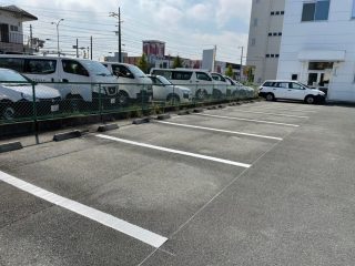 三重県　松坂市　会社駐車場　塗り替え工事